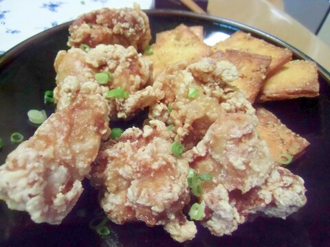 餃子のタレで鶏の竜田揚げ